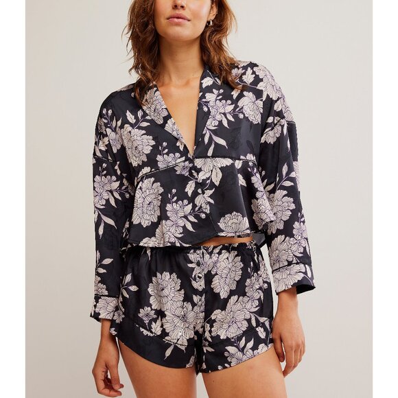FREE PEOPLE Beauty Sleep PJ Set / Dusk Combo